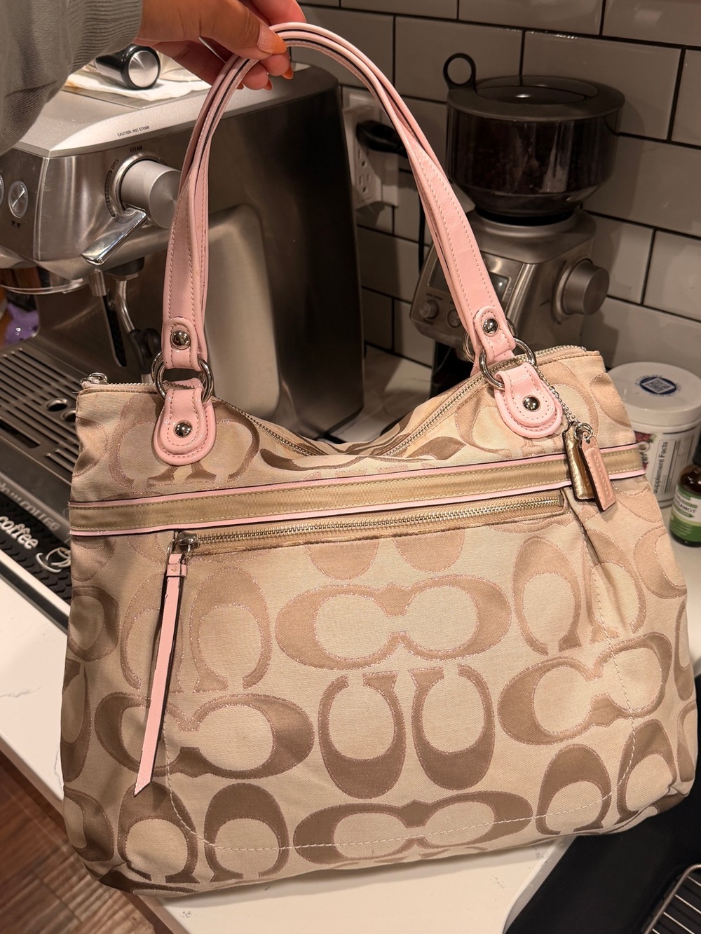 Coach 2011 Poppy Signature Tote Bag - Picture 4 of 9